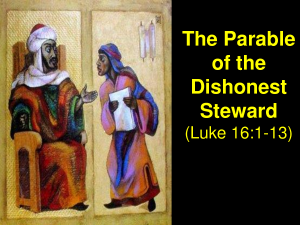 parable of the dishonest steward